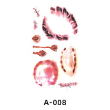 Halloween Fake Scar Tattoo Stickers