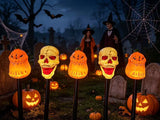 Halloween Solar Pumpkin Garden Stake Light