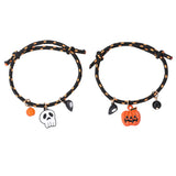 Halloween Magnetic Couple Woven Bracelet
