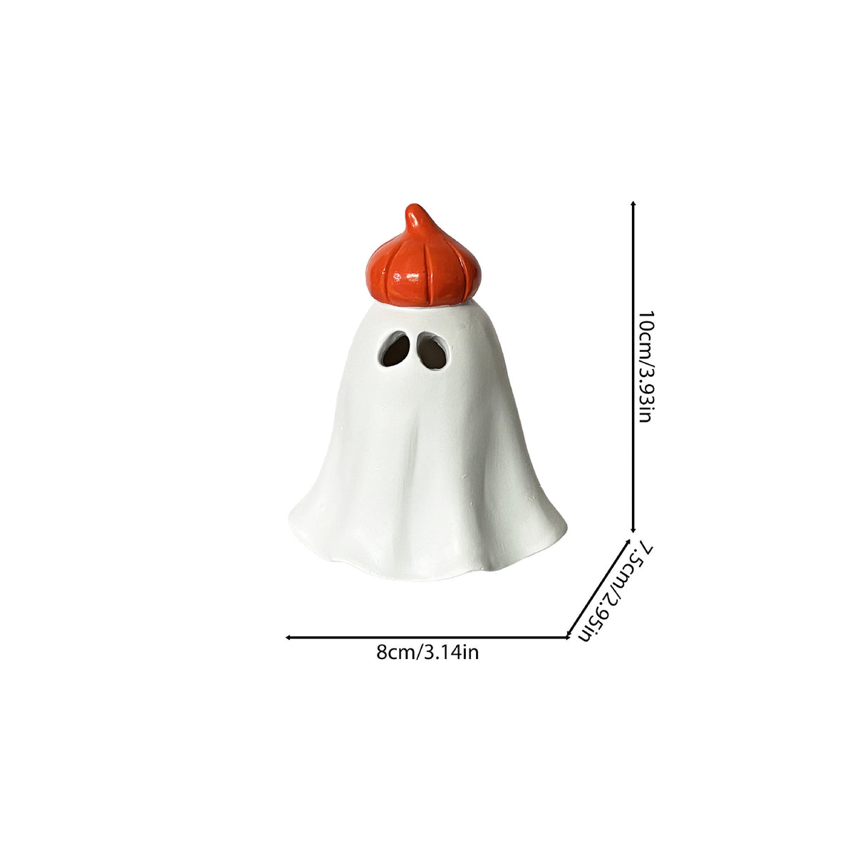 Halloween Ghost Ornament - Resin