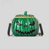 Halloween Pumpkin Head Shoulder Crossbody Bag
