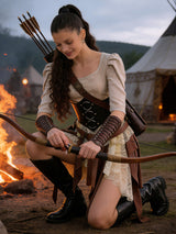 Halloween Viking Warrior Costume and Accessories - Polyester