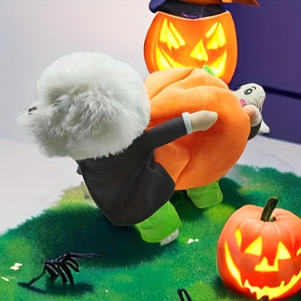 Halloween and Christmas Pumpkin Pet Costume - Cloth