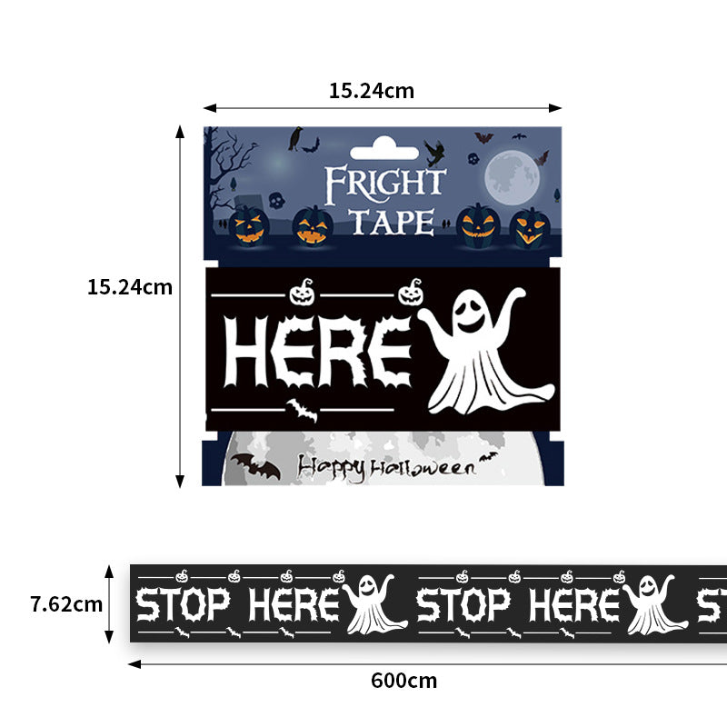 Halloween Warning Tape Decoration