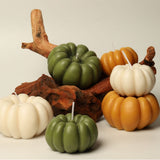 Halloween Pumpkin-Shaped Scented Candles