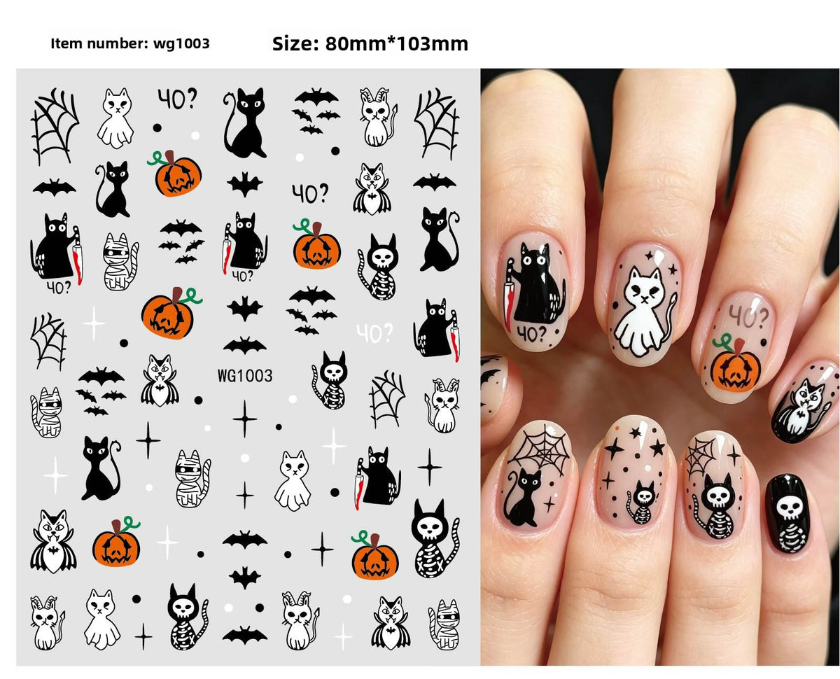 Halloween Nail Stickers - Vinyl