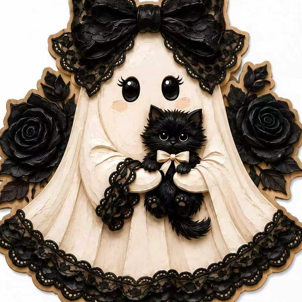 Halloween Boxwood Wall and Door Sign