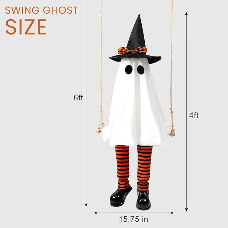 Halloween Wizard Ghost LED Lights - Fabric