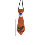 Halloween Light-Up Eyeball Tie - Non-woven fabric