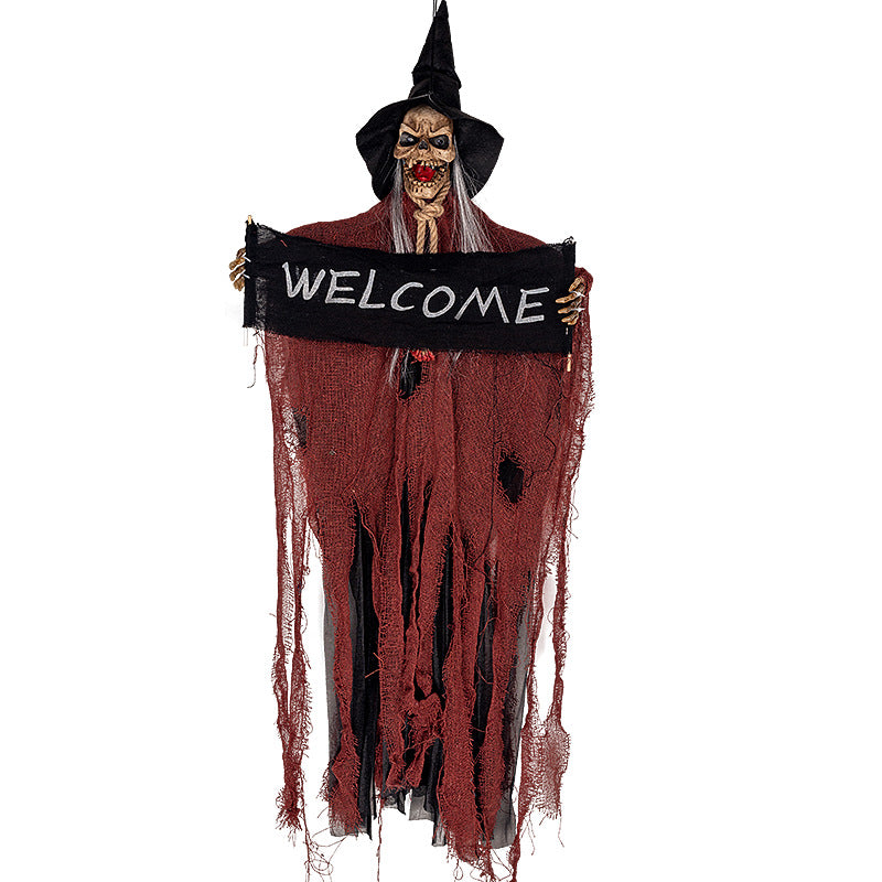 Halloween Hanging Ghost Door Decoration - Resin