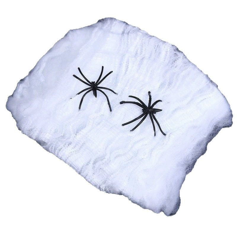Halloween Light-Up Spider Web Decoration