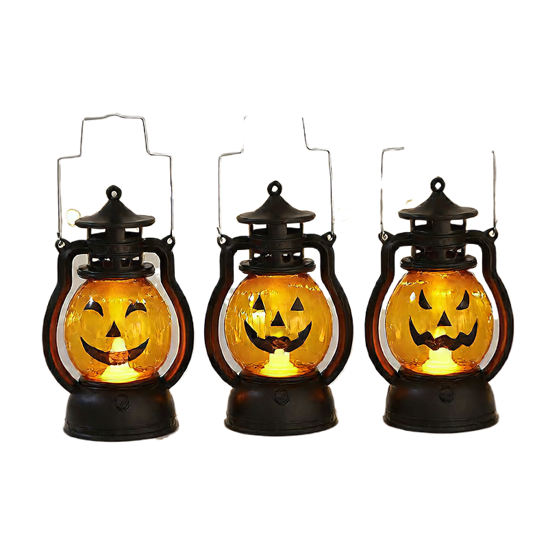 Halloween Handheld Pumpkin Lantern - Plastic