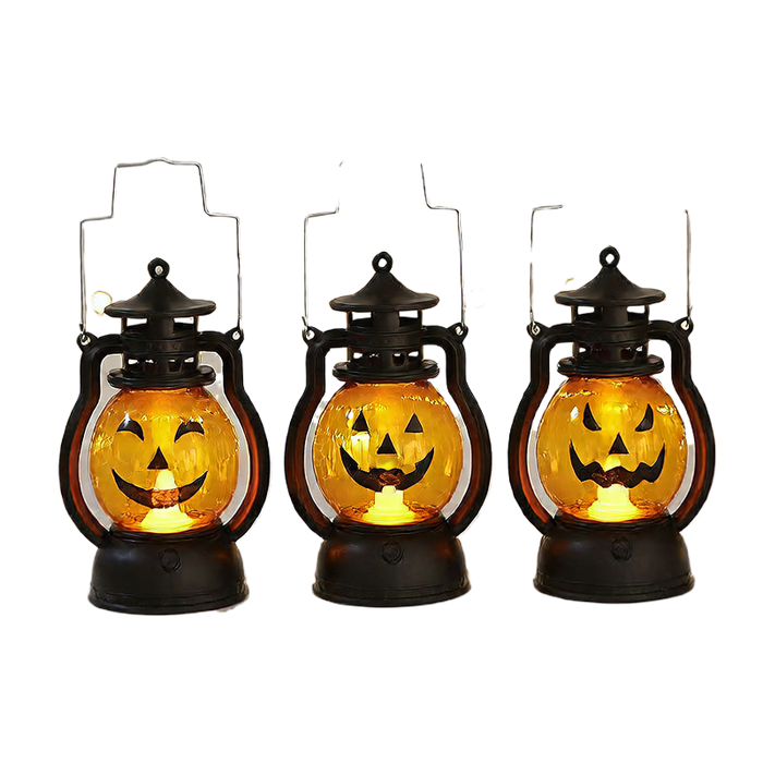 Halloween Handheld Pumpkin Lantern - Plastic