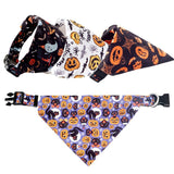 Halloween Pet Bandana Collar - Adjustable - Cloth