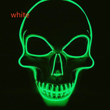 Halloween Glow-in-the-Dark Masks - Plastic