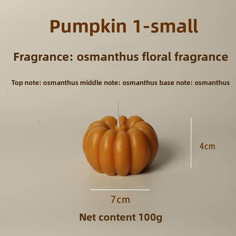 Halloween Pumpkin-Shaped Scented Candles