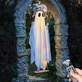 Halloween Glowing Swing Ghost Decoration