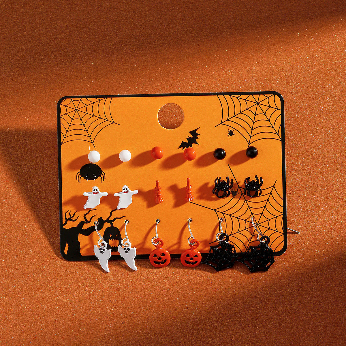 Cartoon Halloween Earrings Set