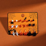 Cartoon Halloween Earrings Set
