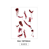 Halloween Scar Tattoo Stickers