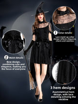 Halloween Witch Costume Dress - Cotton