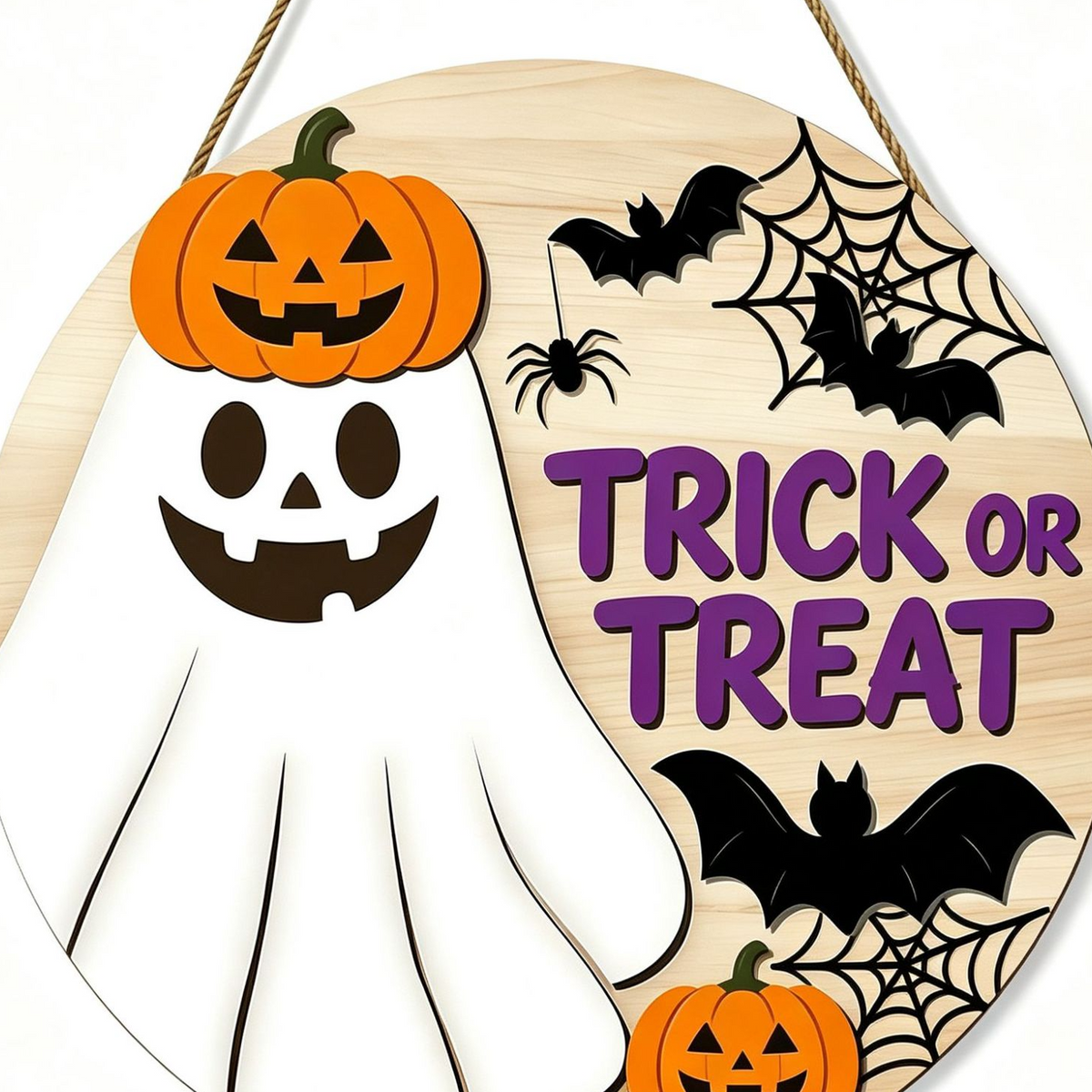 Halloween Boxwood Wall and Door Sign