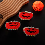 Halloween Pumpkin Ghost Hair Clip - PVC