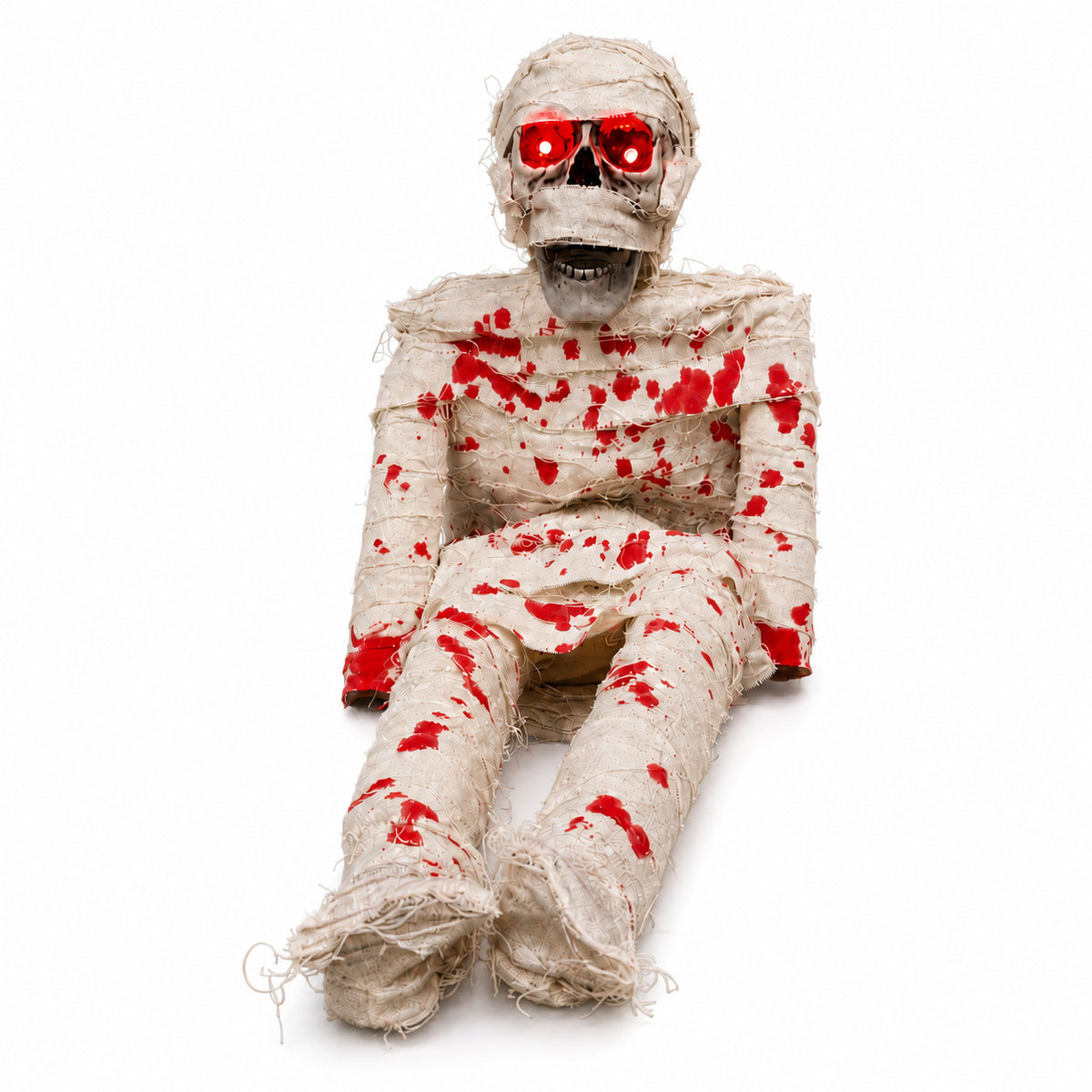 Halloween Sound-Activated Sitting Corpse Prop