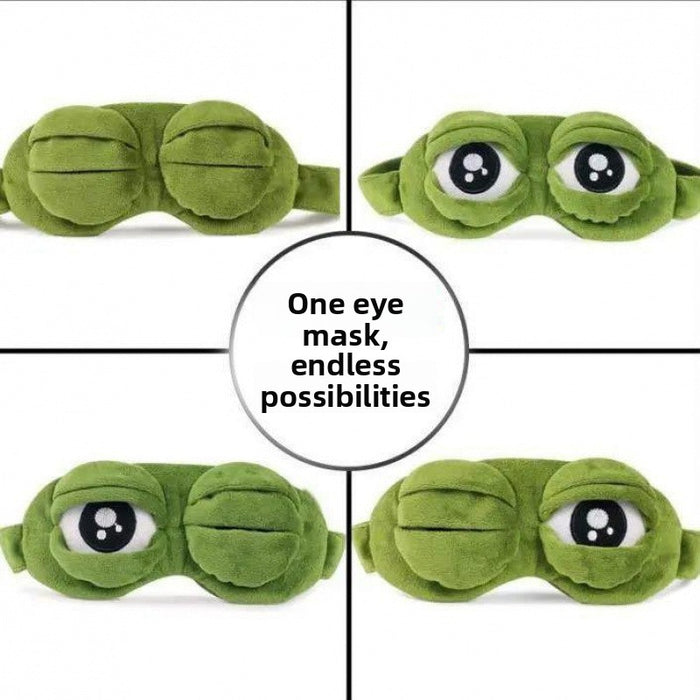 Halloween Plush Frog Eye Mask
