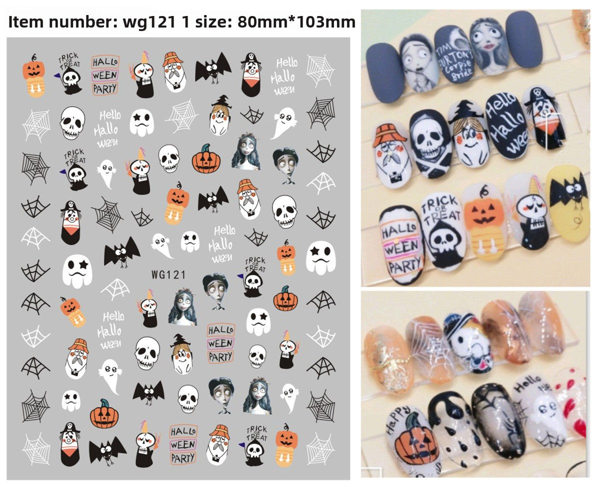 Halloween Nail Stickers - Vinyl