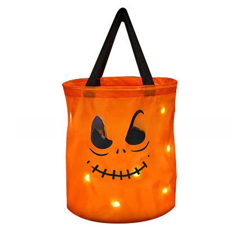 Halloween LED Pumpkin Candy Bag