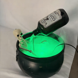 Halloween Floating Potion Bottle and Cauldron Decoration - Plastic