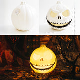 LED Halloween Pumpkin Lantern with Multiple Designs - Plastic