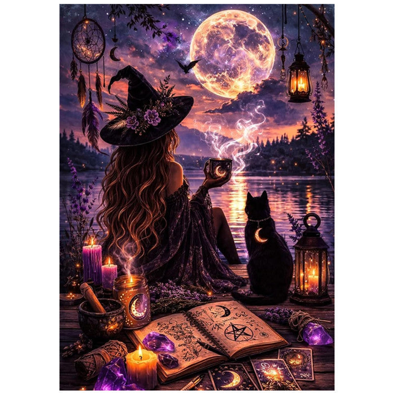 Halloween Diamond Painting Kit - 5D Round Drill Craft