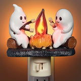 Halloween Ghost Plug-In Night Light - Resin