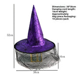 Halloween Witch Hat Costume Accessory