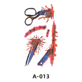 Halloween Fake Scar Tattoo Stickers
