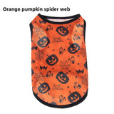 Halloween Pet Vest Pumpkin Print - Polyester