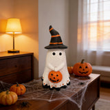 Halloween Ghost Pumpkin Resin Ornament
