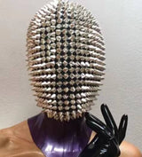 Halloween Gold and Silver Latex Mask