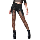 Halloween Spider Web Printed Yoga Pants