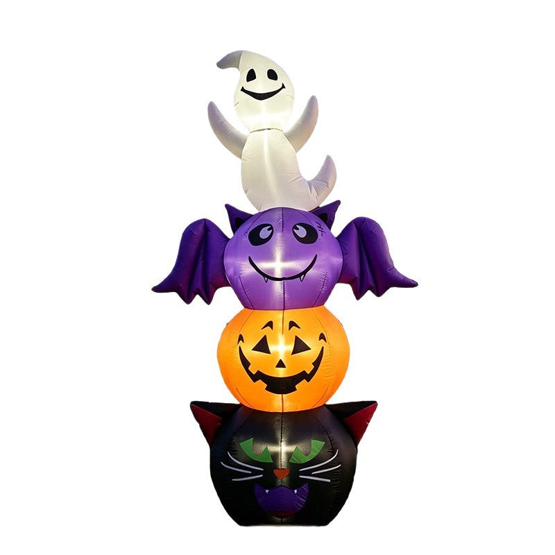 Halloween Inflatable Decoration with LED Lights - Polyester