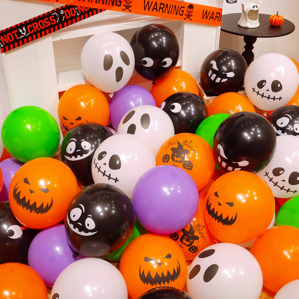 Halloween Latex Balloons Pumpkin Ghost Skull Party Decoration