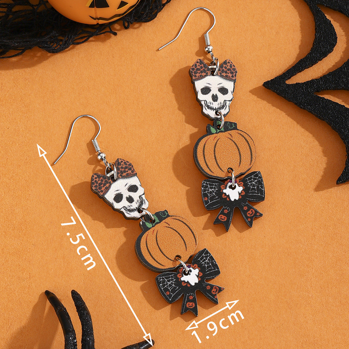 Cartoon Halloween Earrings Set