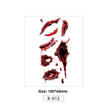 Halloween Scar Tattoo Stickers