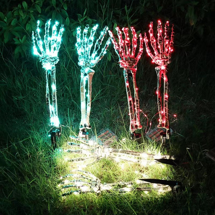 Halloween LED Skeleton Hand Garden Stake Light - Plastic