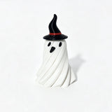 Halloween Ghost Pumpkin Wizard Tabletop Ornament - Resin