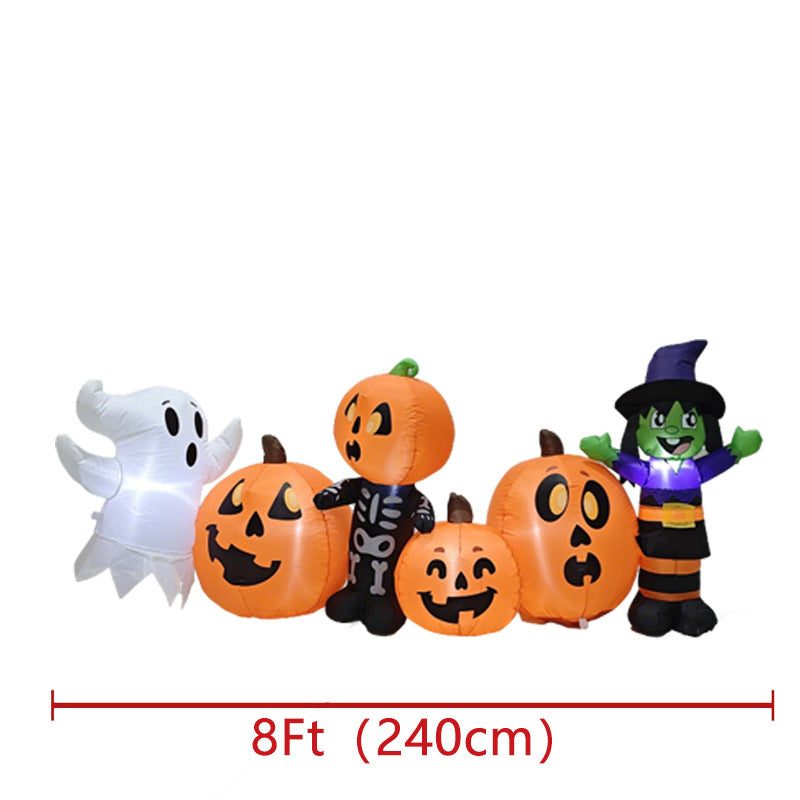 Halloween Inflatable Yard Decorations - Ghost, Pumpkin and Witch Designs