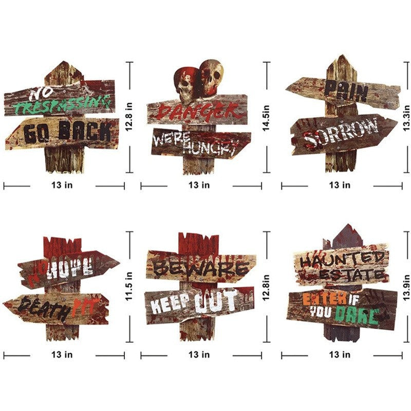 Halloween Plastic Yard Stake Decoration