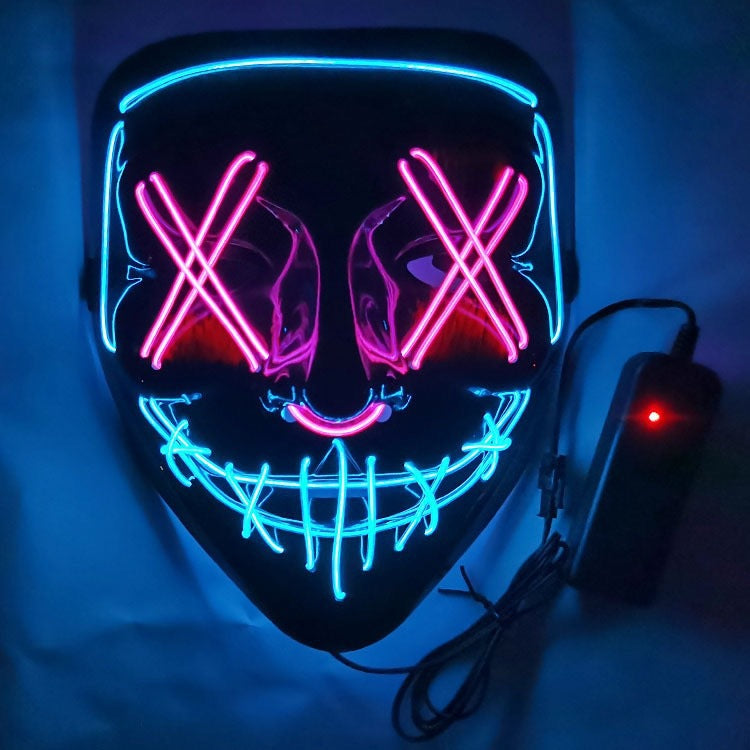 Halloween LED V-Shaped Mask - PVC
